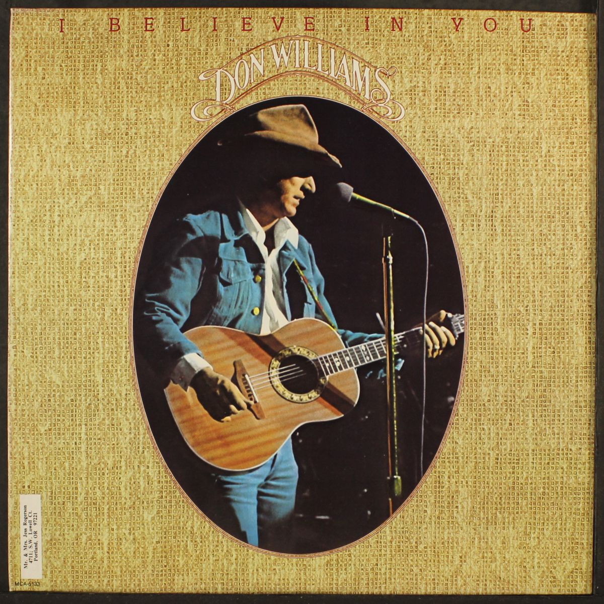 i believe in you by DON WILLIAMS