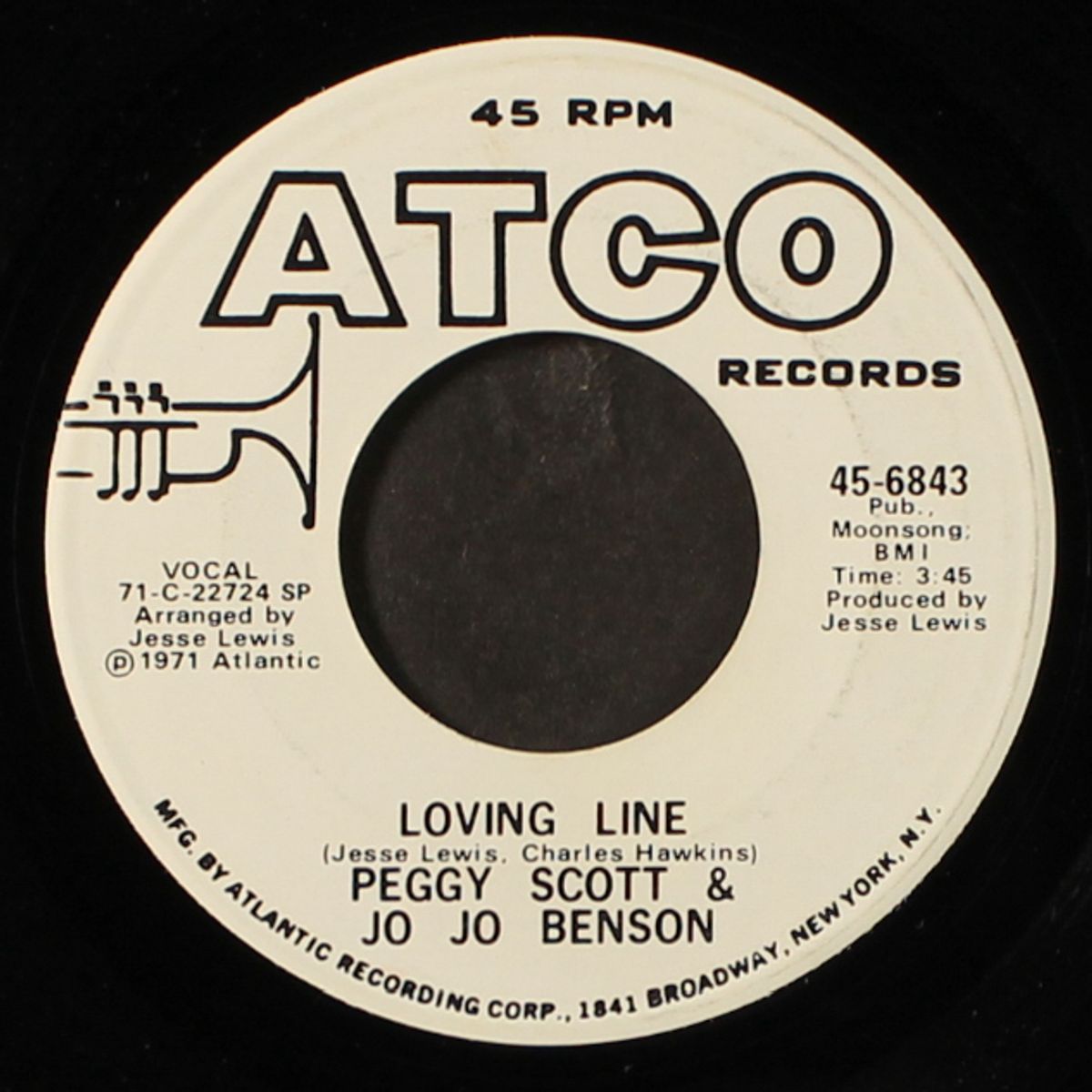 i can't say no / loving line by PEGGY SCOTT & JO JO BENSON