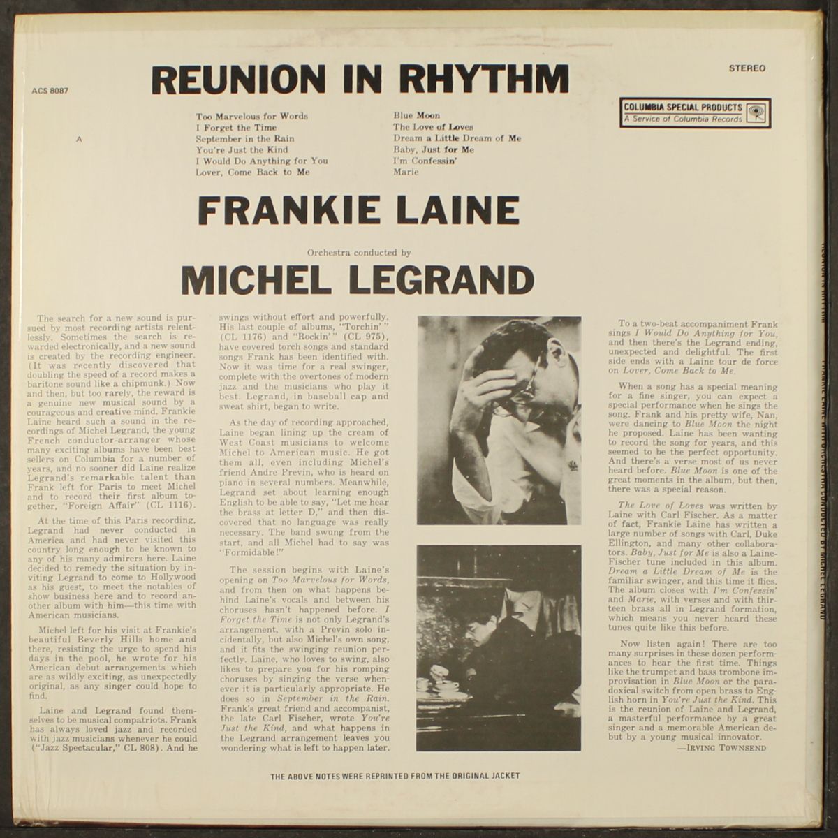 reunion in rhythm by FRANKIE LAINE