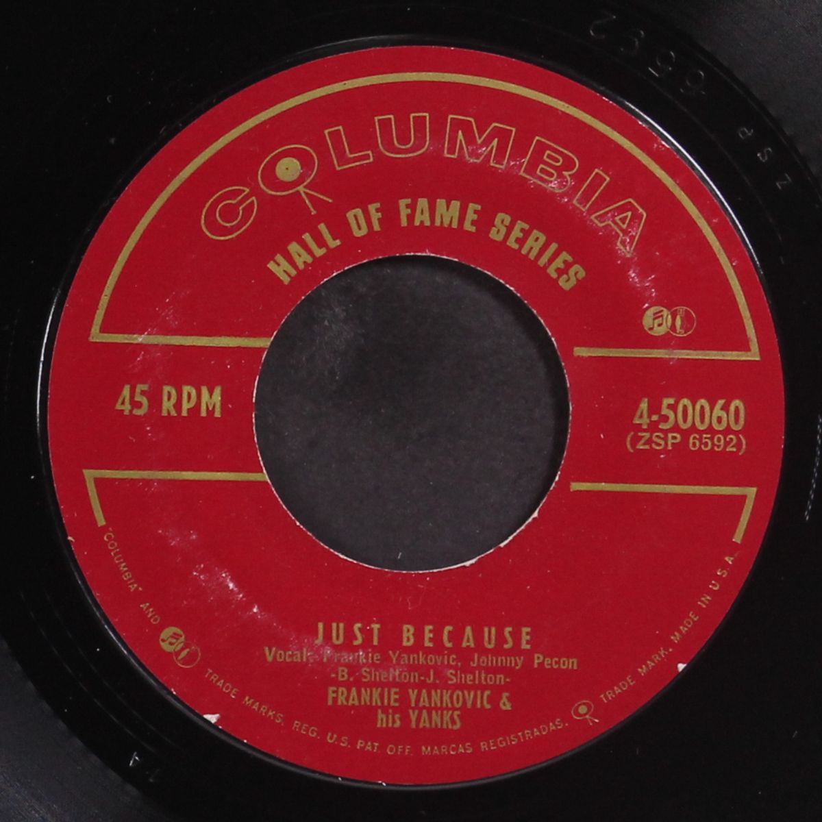 just because by FRANKIE YANKOVIC