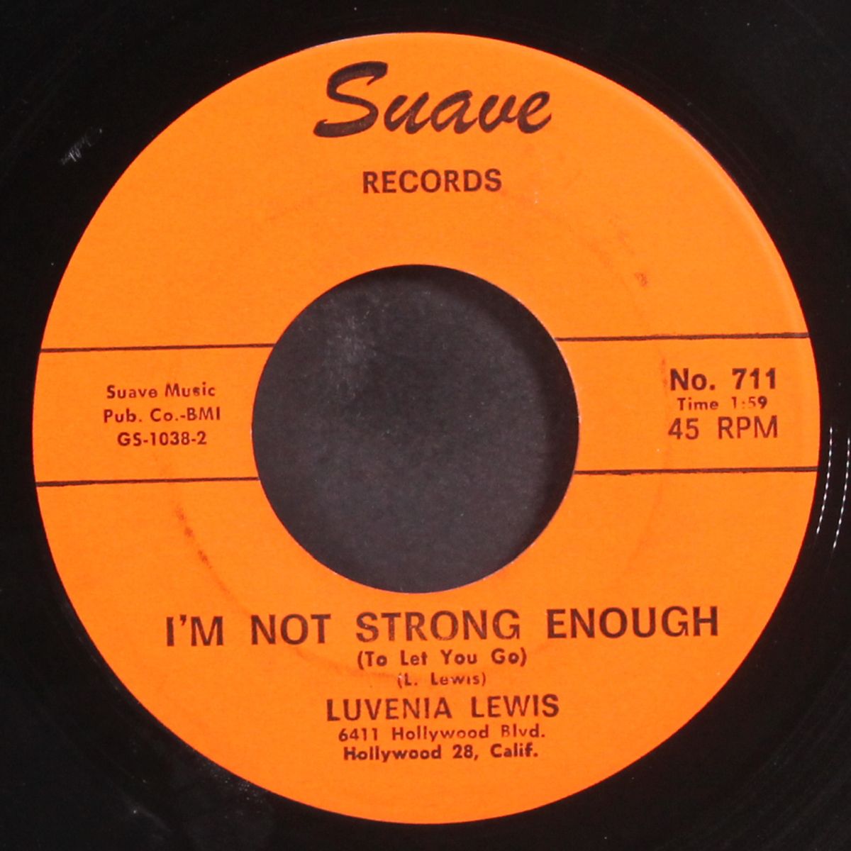 let me be the one / i'm not strong enough by LUVENIA LEWIS