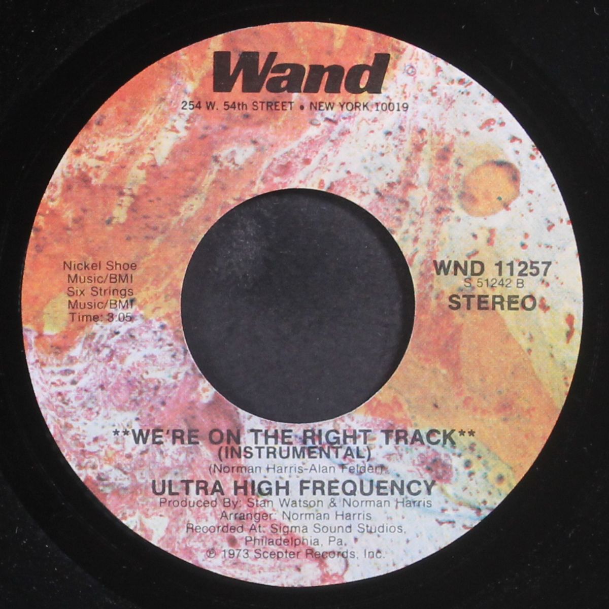 we're on the right track / instrumental by ULTRA HIGH FREQUENCY