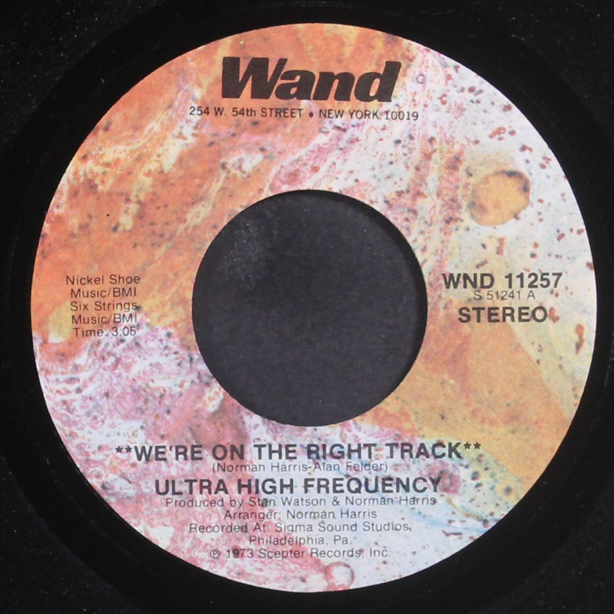 we're on the right track / instrumental by ULTRA HIGH FREQUENCY