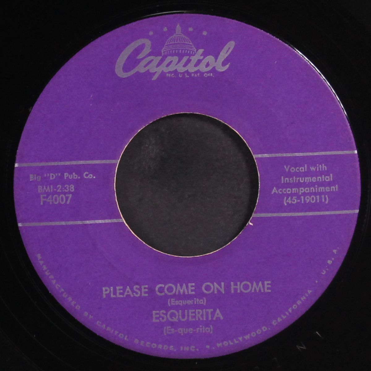oh baby / please come home by ESQUERITA