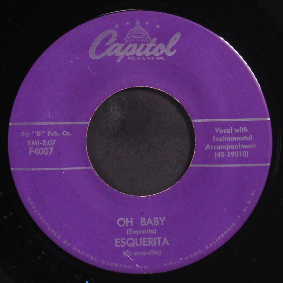 oh baby / please come home by ESQUERITA