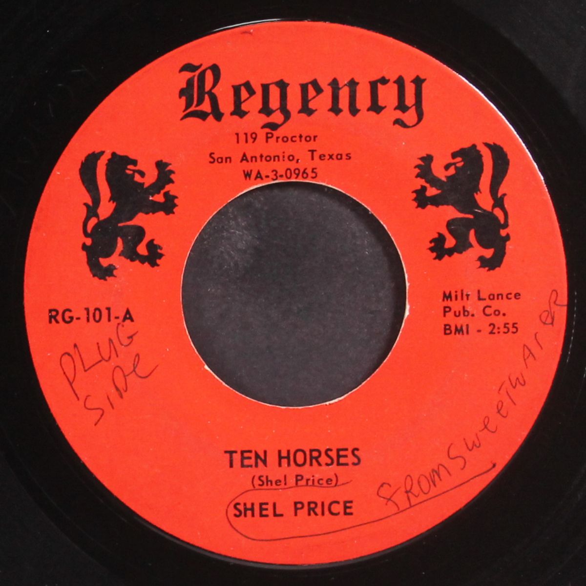 ten horses / anty over by SHEL PRICE