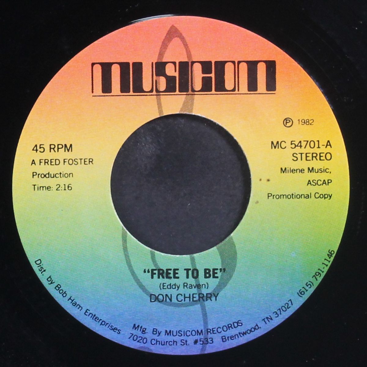 fre to be by DON CHERRY