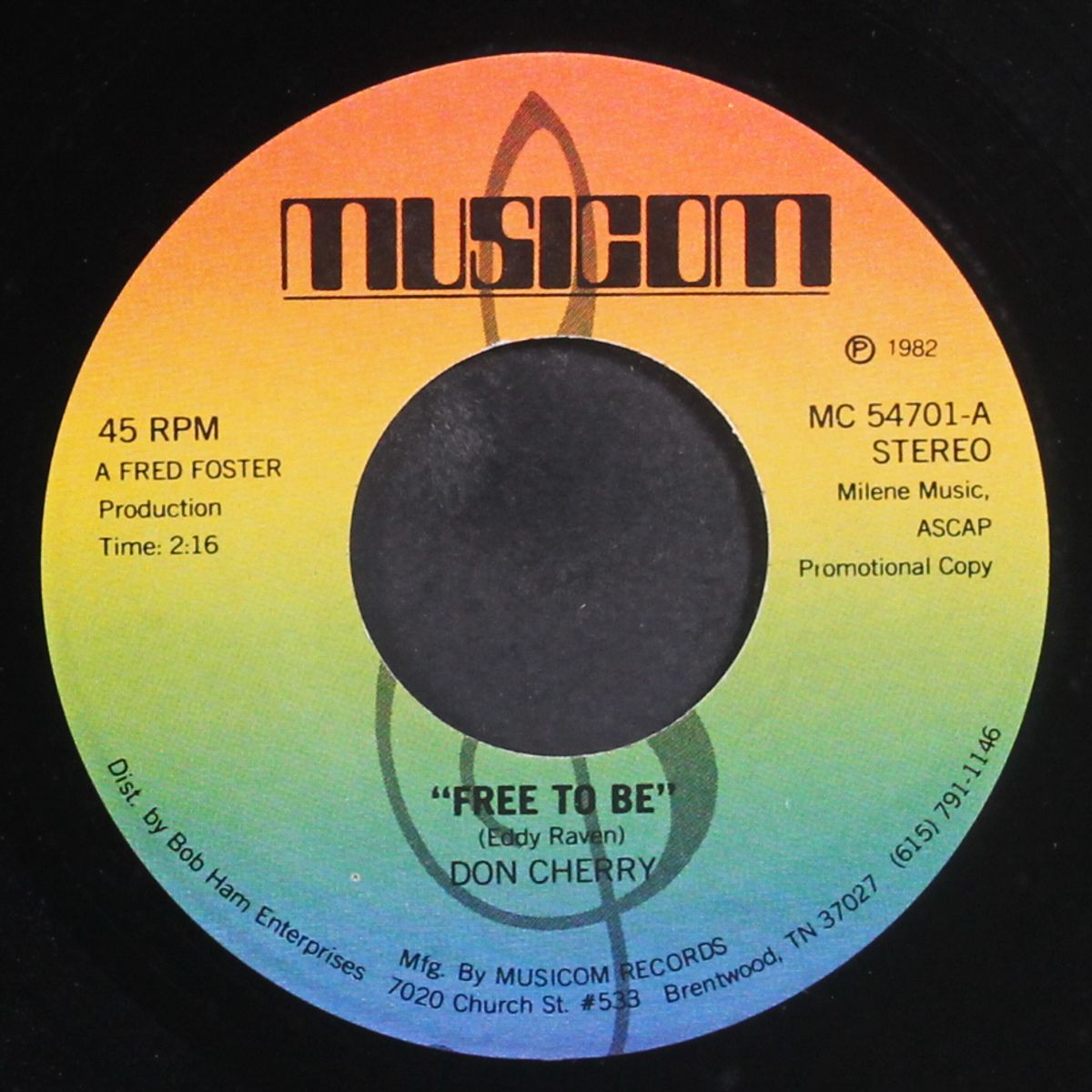 fre to be by DON CHERRY