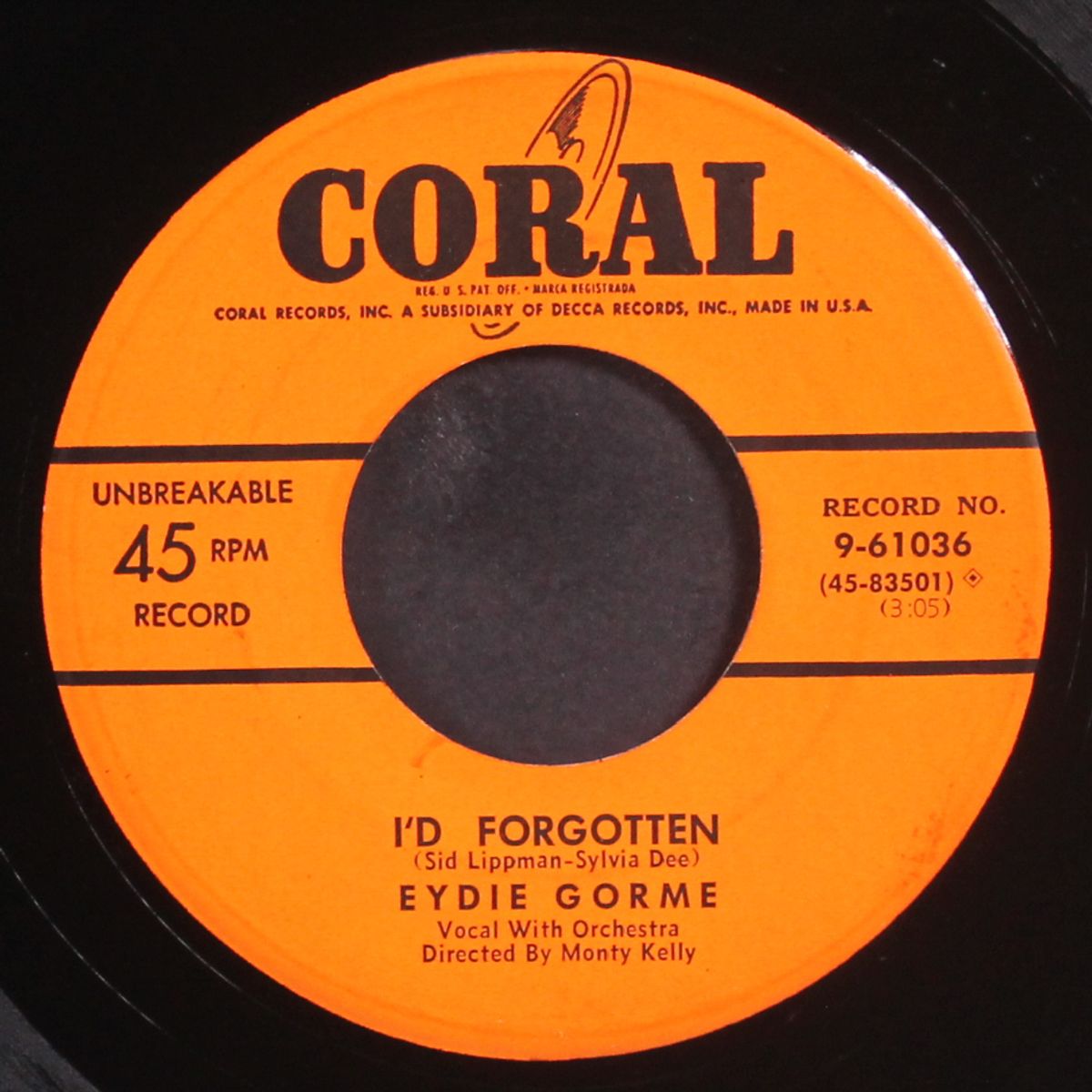 i danced with my darling by EYDIE GORME