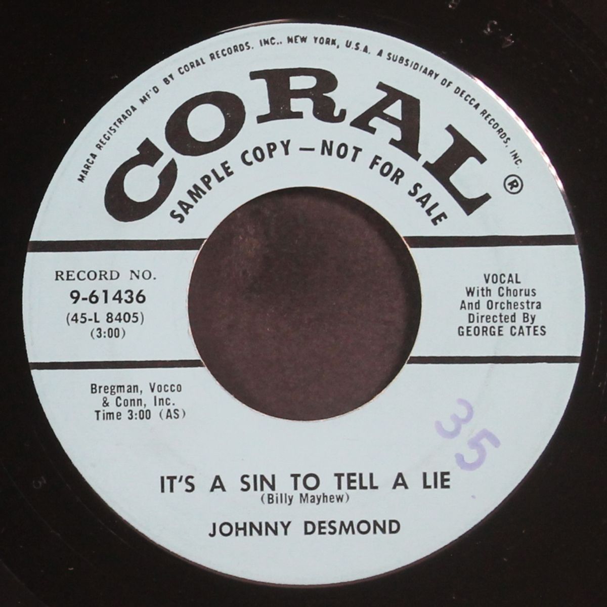 learnin' the blues by JOHNNY DESMOND