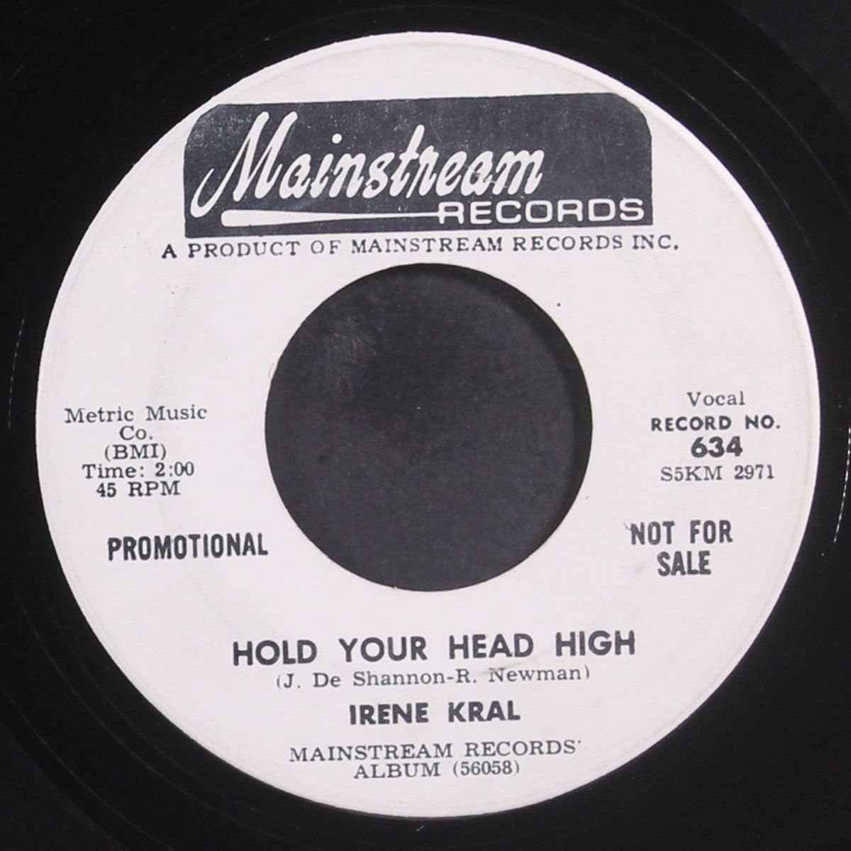 hold your head high by IRENE KRAL