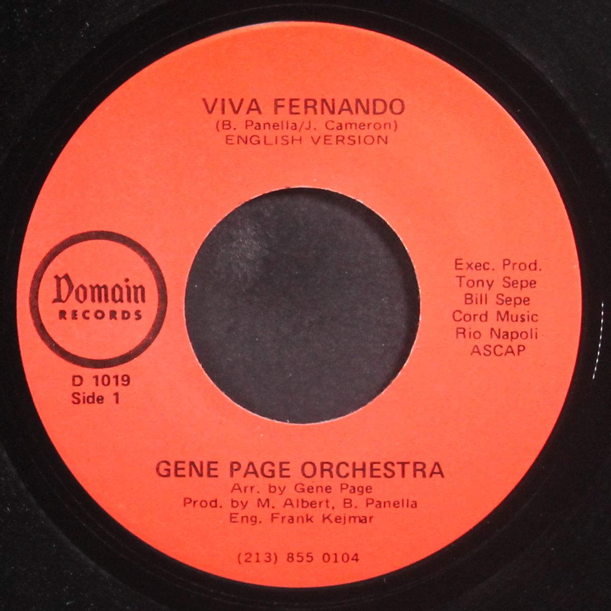 viva fernando / english version by GENE PAGE