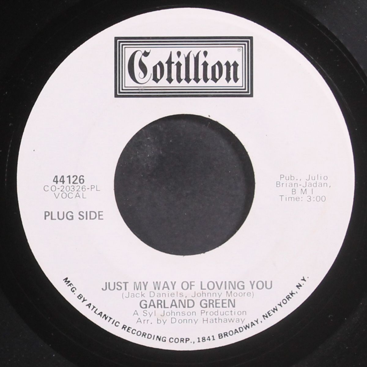 just my way of loving you / always be my baby by GARLAND GREEN