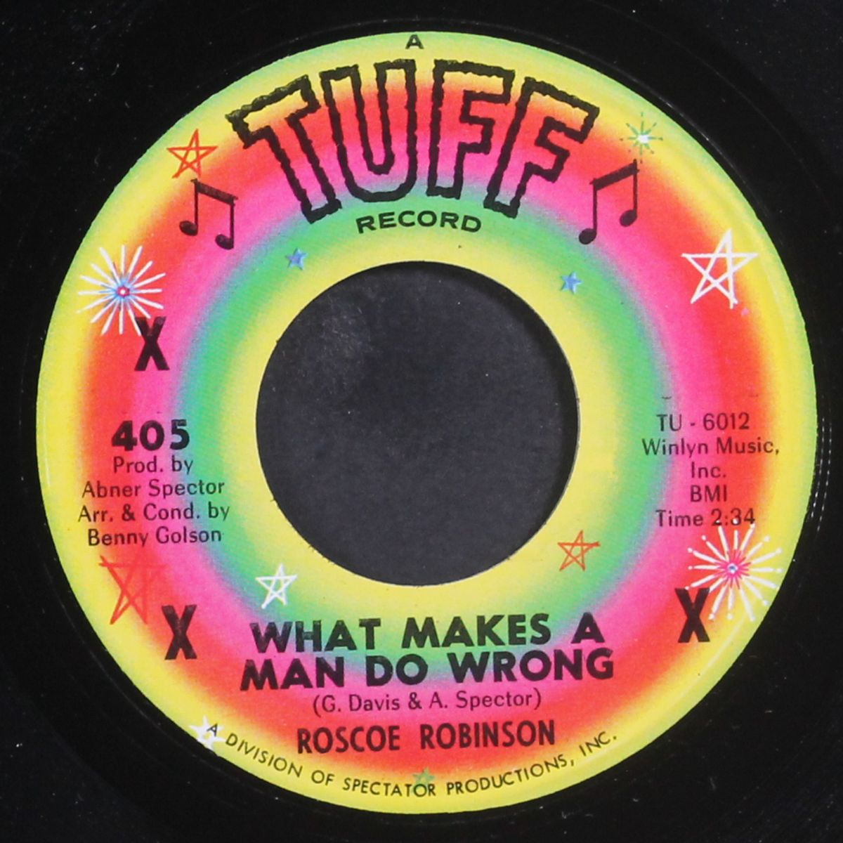 what makes a man do wrong / too many lies by ROSCOE ROBINSON