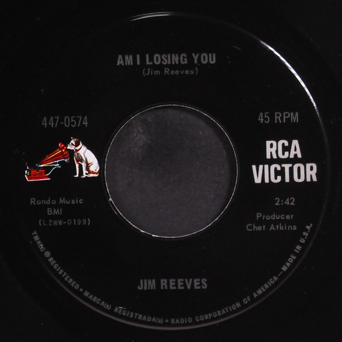 am i losing you / he'll have to go by JIM REEVES