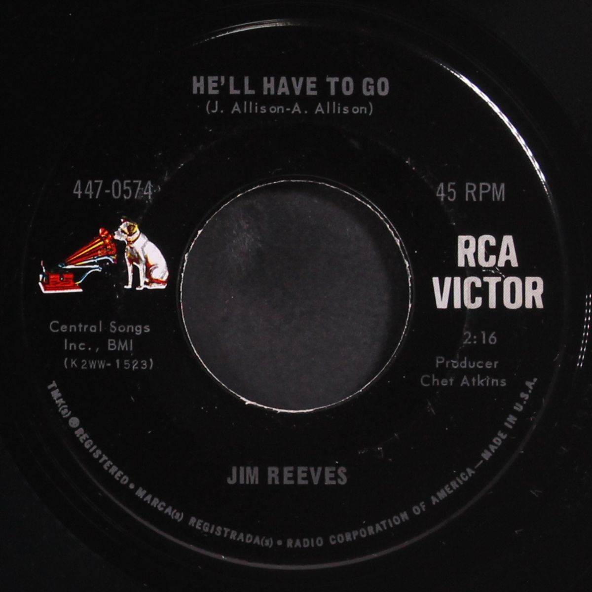 am i losing you / he'll have to go by JIM REEVES