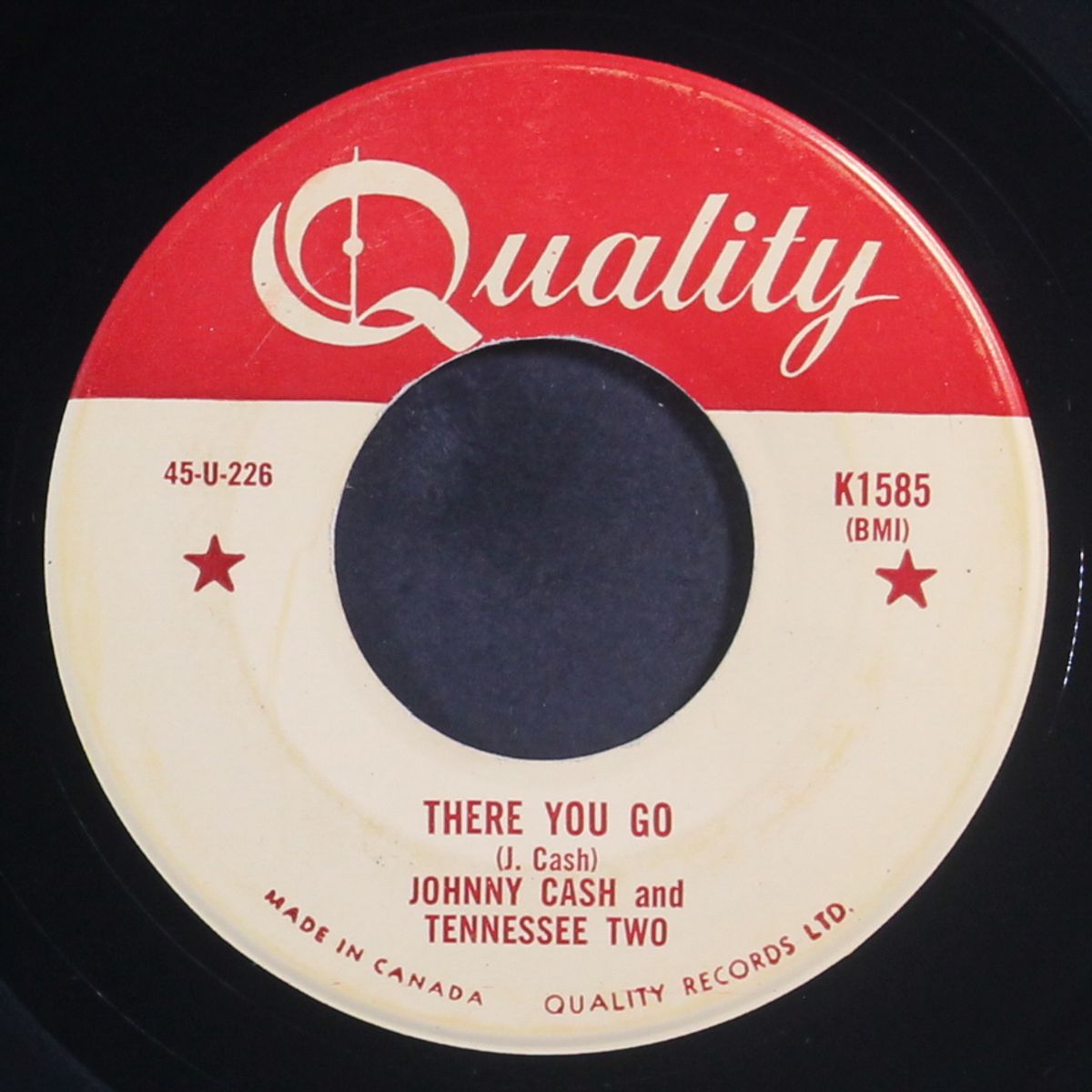 there you go / train of love by JOHNNY CASH