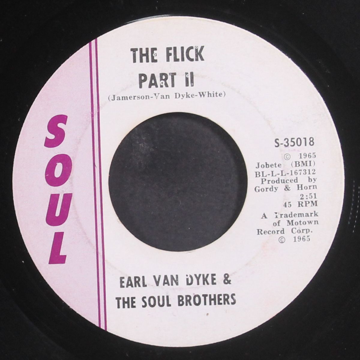 the flick / part 2 by EARL VAN DYKE