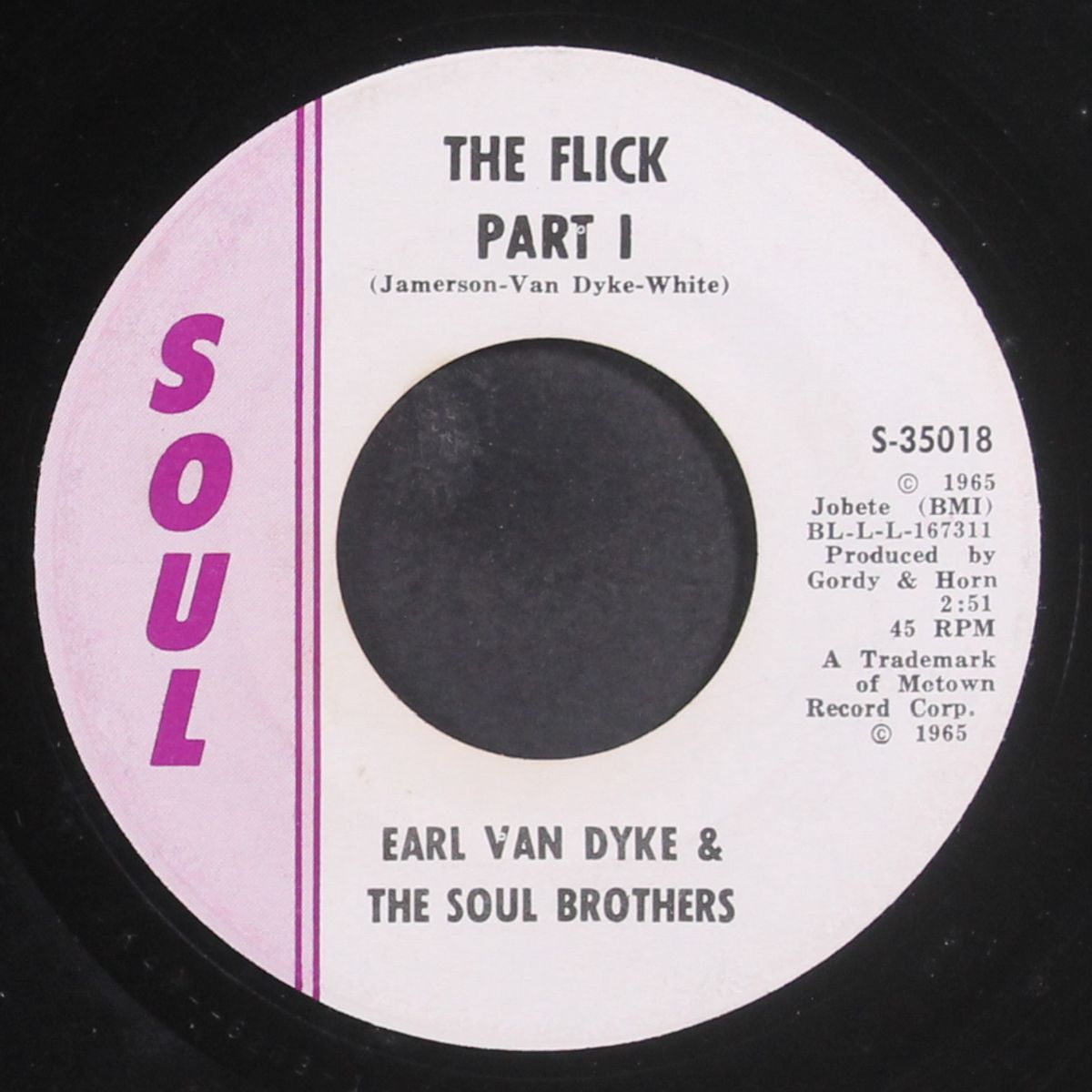 the flick / part 2 by EARL VAN DYKE