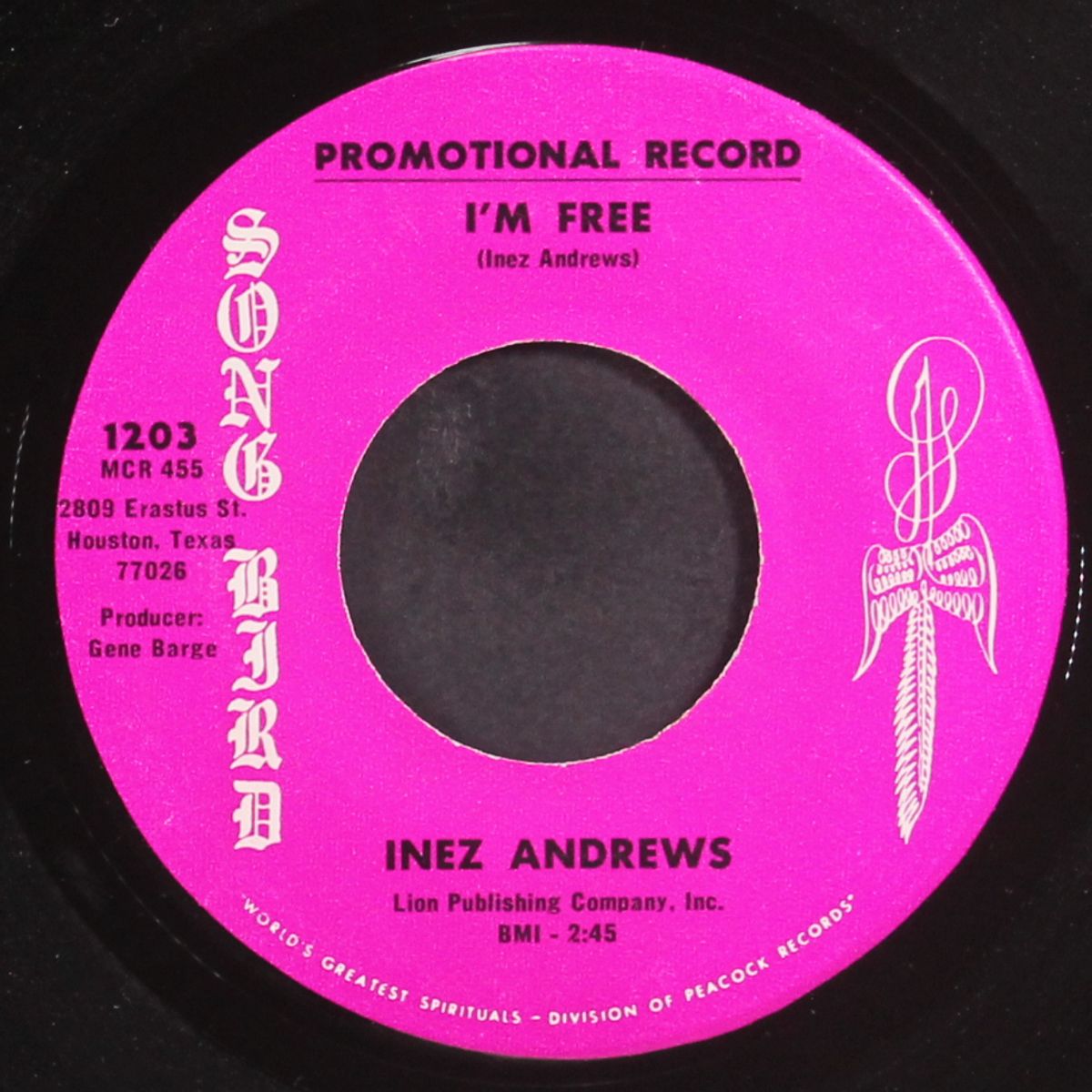 lord don't move the mountain / i'm free by INEZ ANDREWS