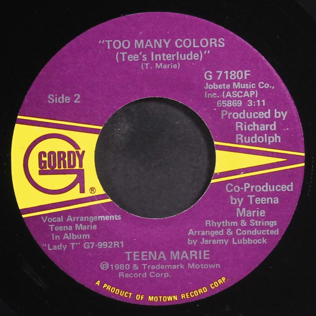 can it be love / too many colors by TEENA MARIE