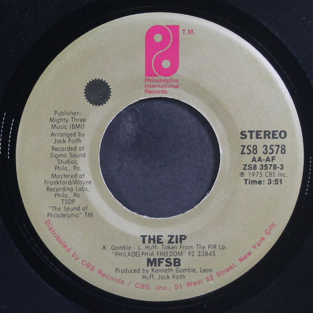 the zip / my mood by MFSB