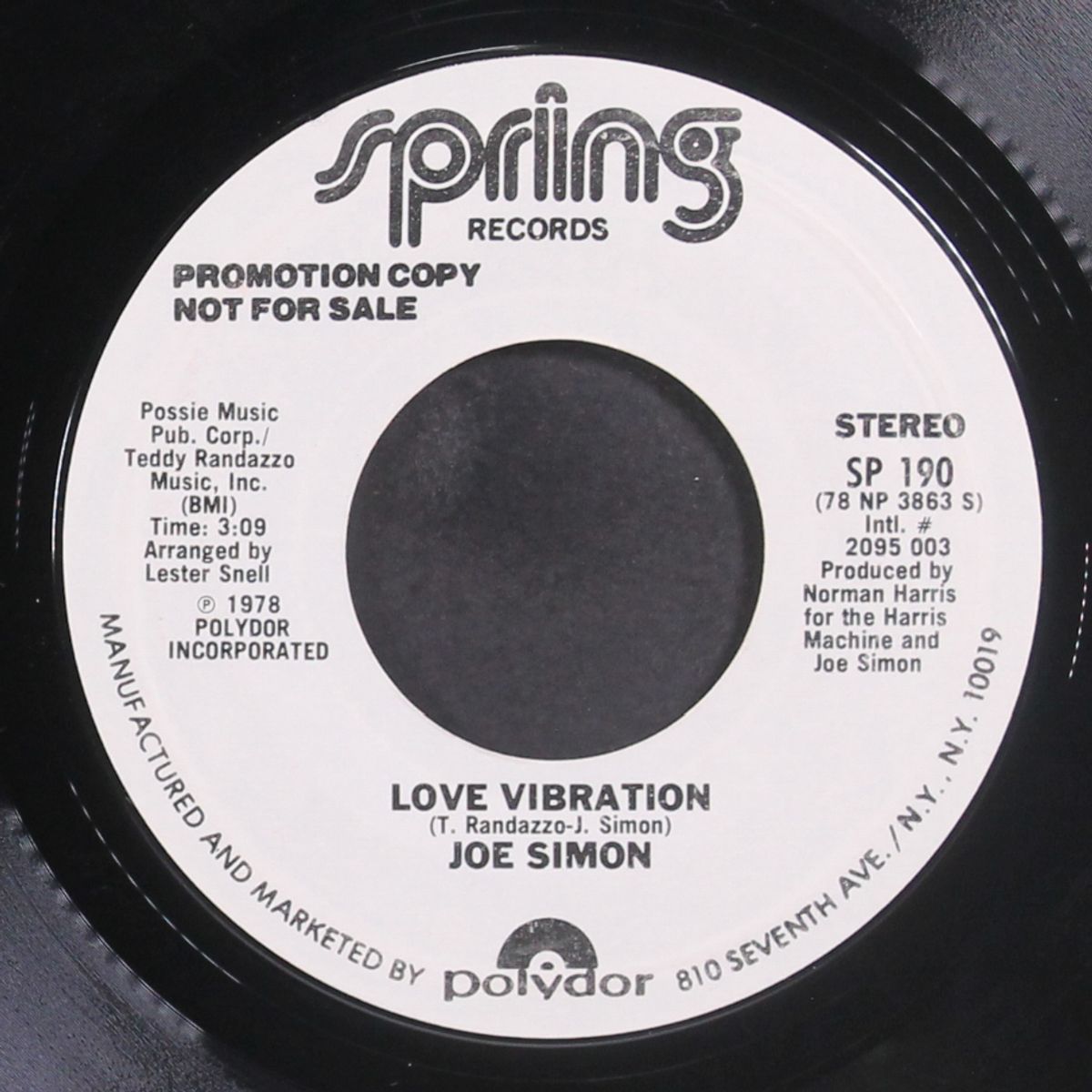 love vibration / disco version by JOE SIMON