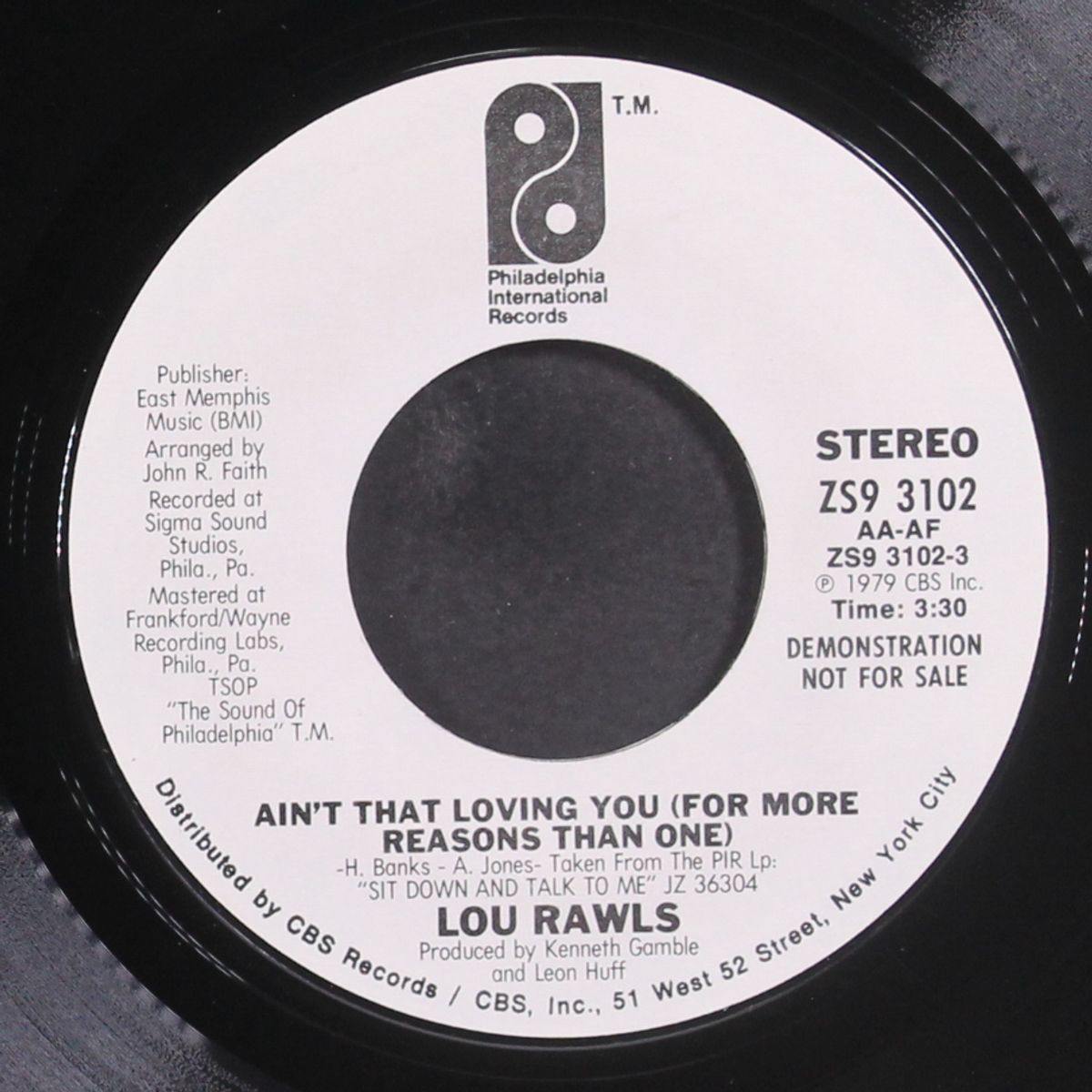 ain't that loving you (for more reasons than one) / same by LOU RAWLS