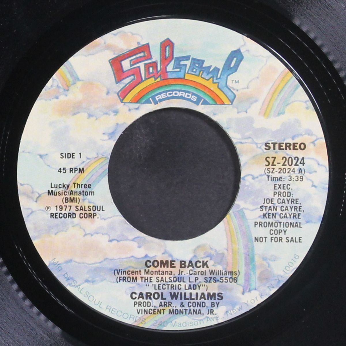 come back / same by CAROL WILLIAMS