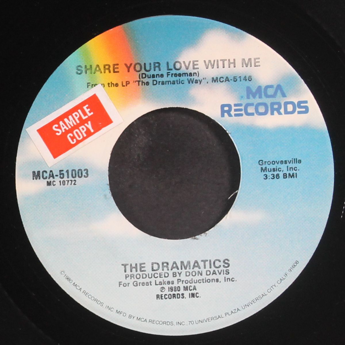 get it / share your love with me by DRAMATICS