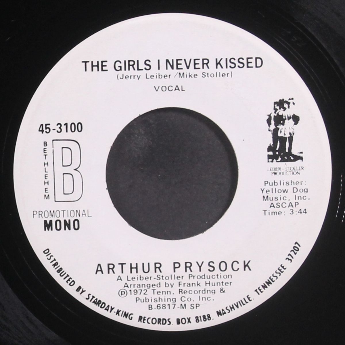 the girls i never kissed / mono by ARTHUR PRYSOCK