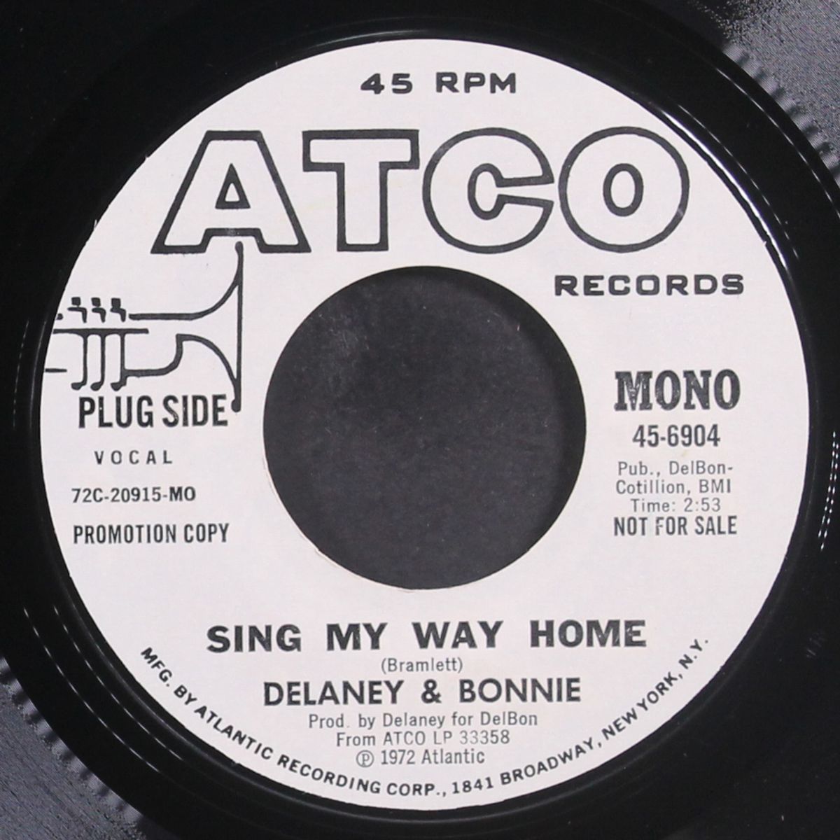 sing my way home / will the circle be unbroken by DELANEY & BONNIE