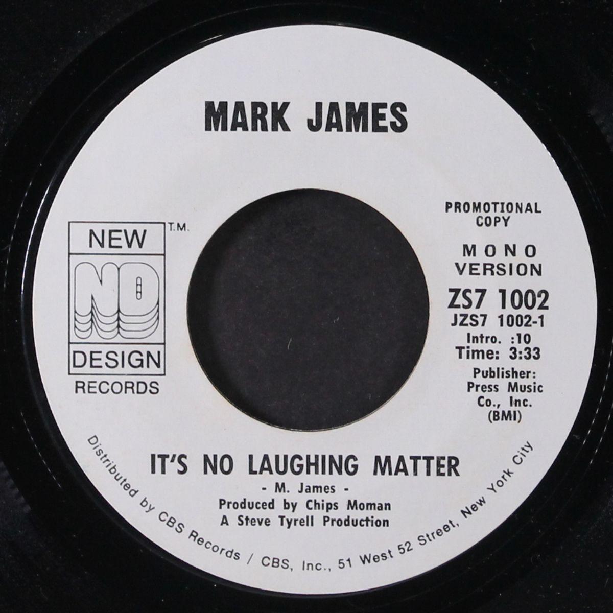 it's no laughing matter / mono by MARK JAMES