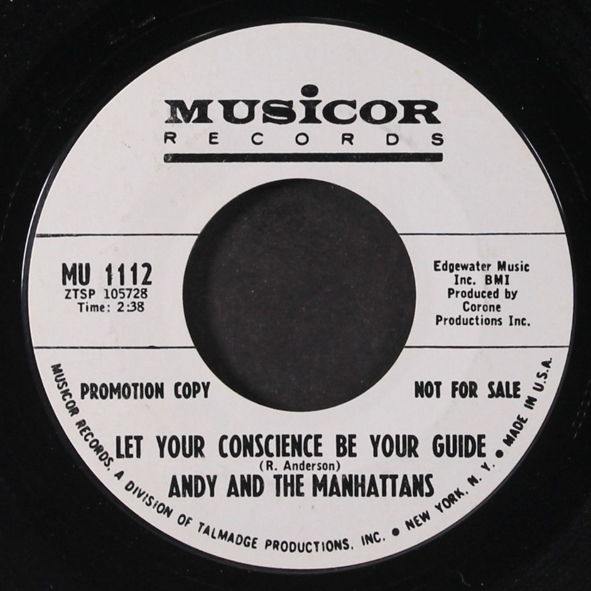 skinny minnie / let your conscience be your guide by ANDY & MANHATTANS
