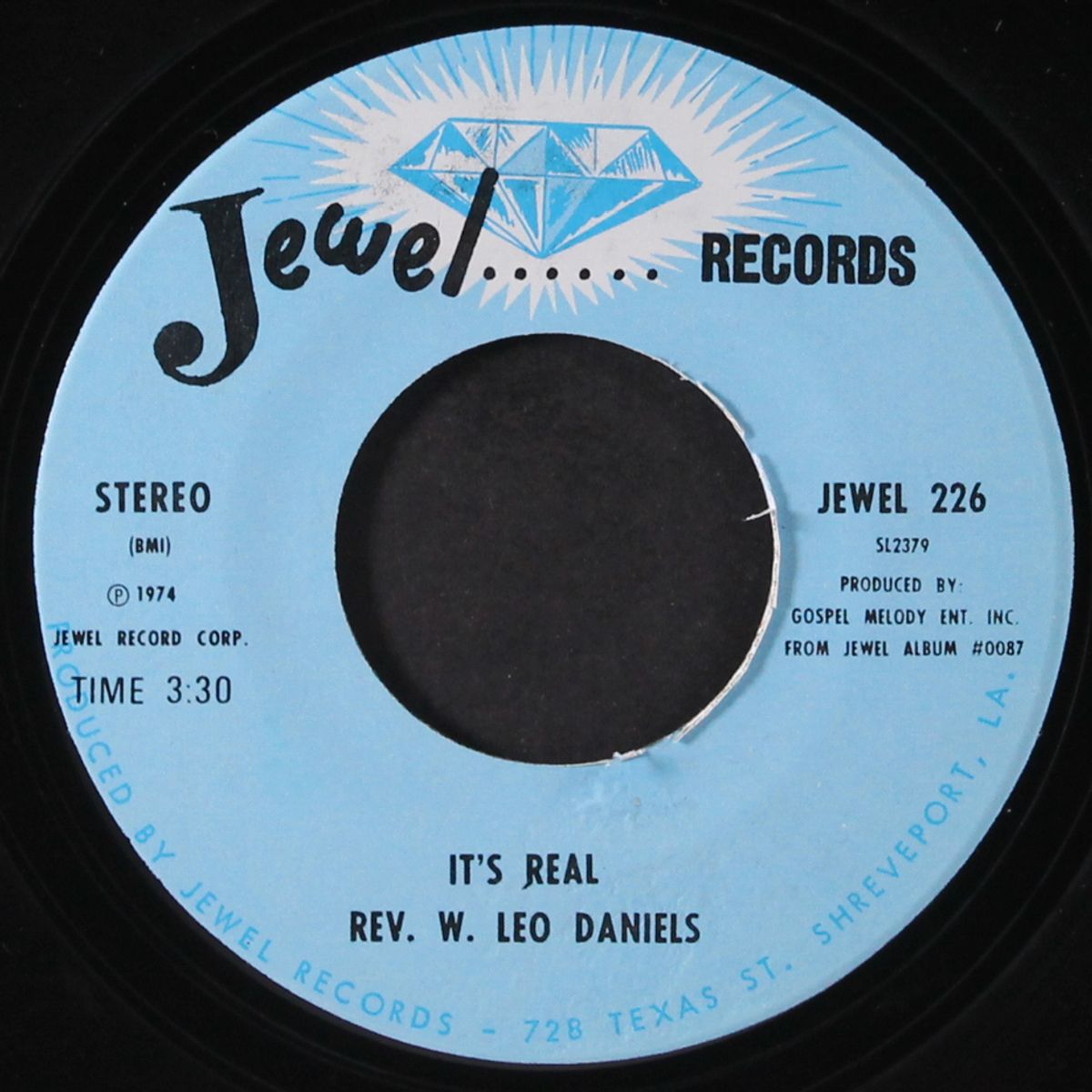 it's real / guide me, o thou great jehovah by REV. W. LEO DANIELS