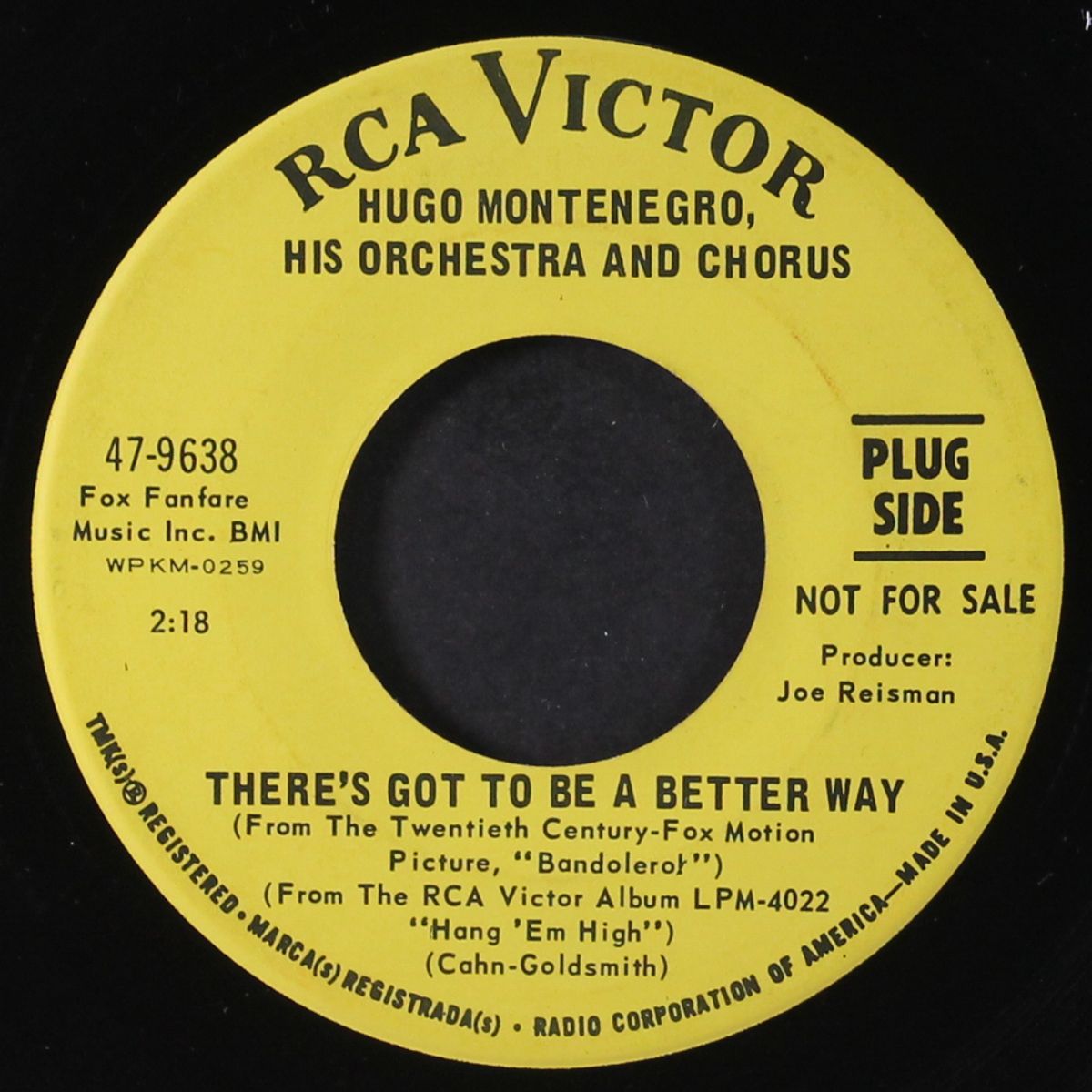 the fox / there's got to be a better way by HUGO MONTENEGRO