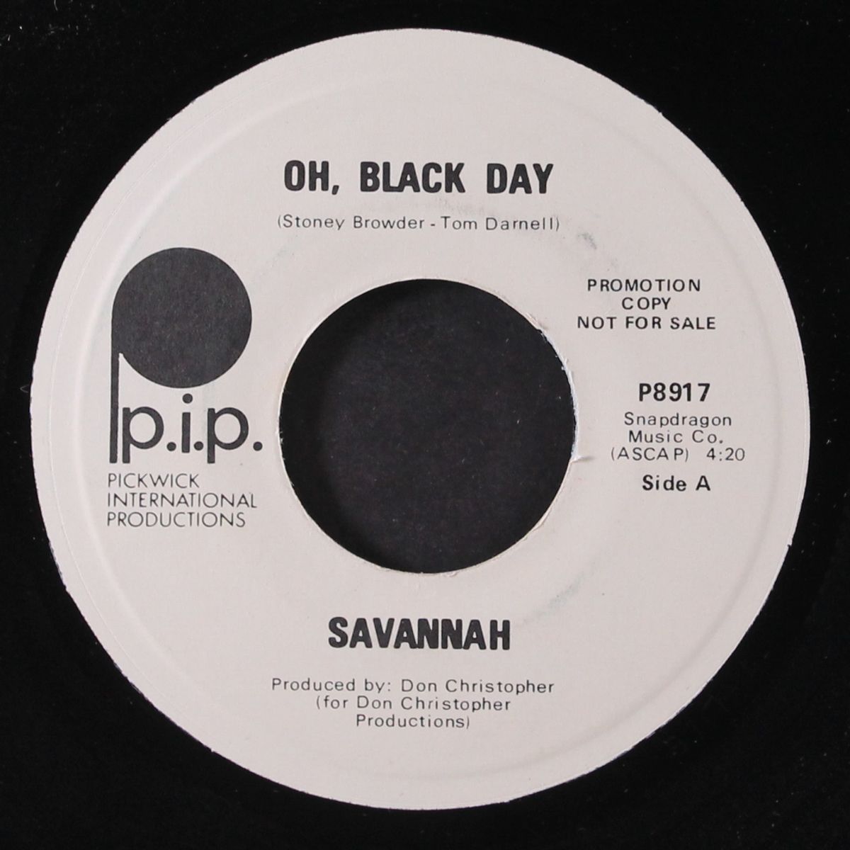 oh, black day / the first good thing by SAVANNAH