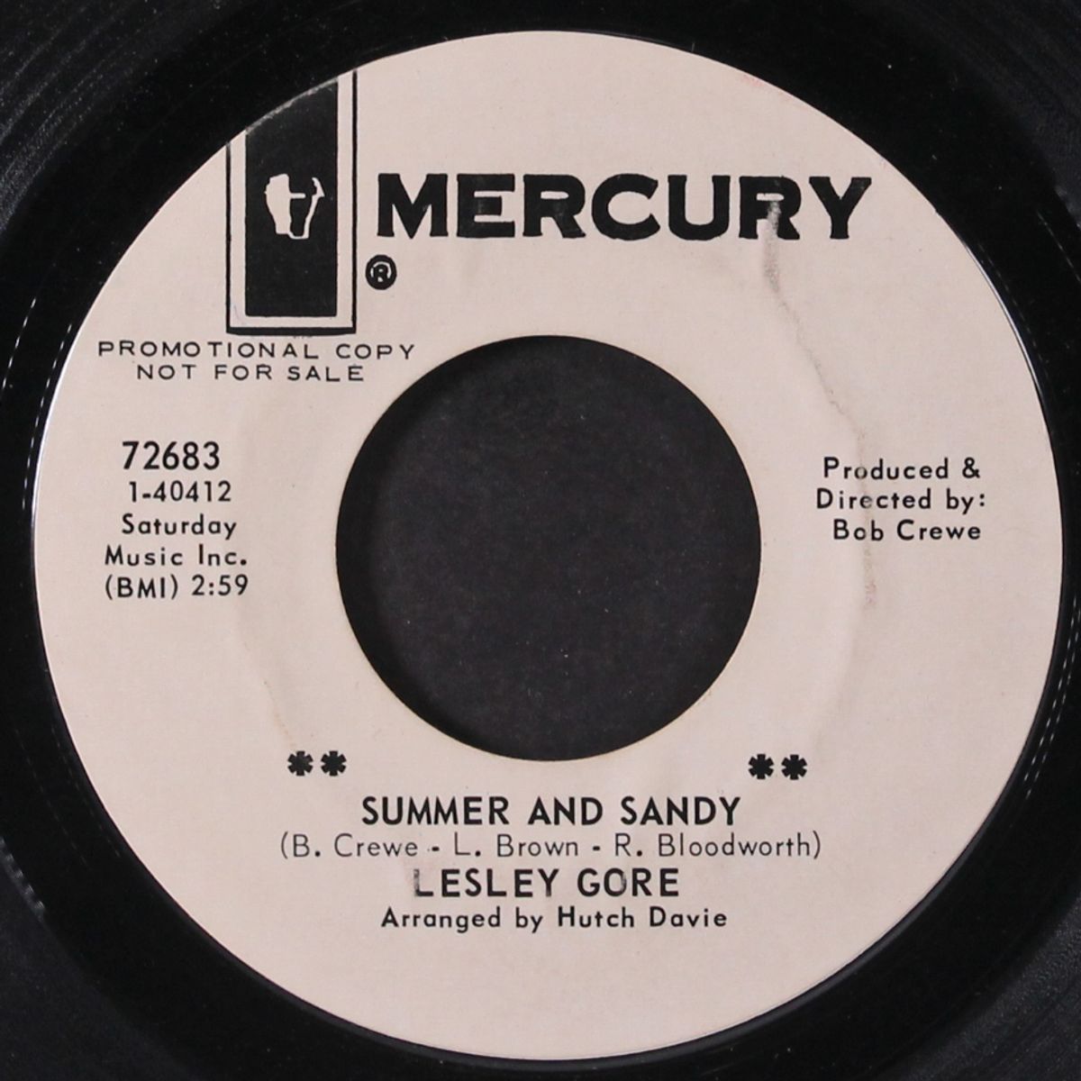 summer and sandy / i'm fallin' down by LESLEY GORE