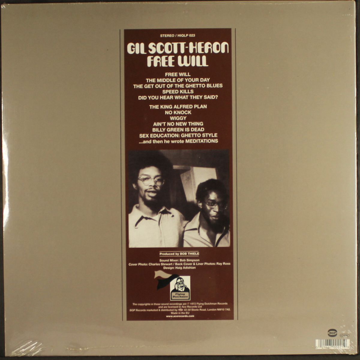 free will by GIL SCOTT-HERON