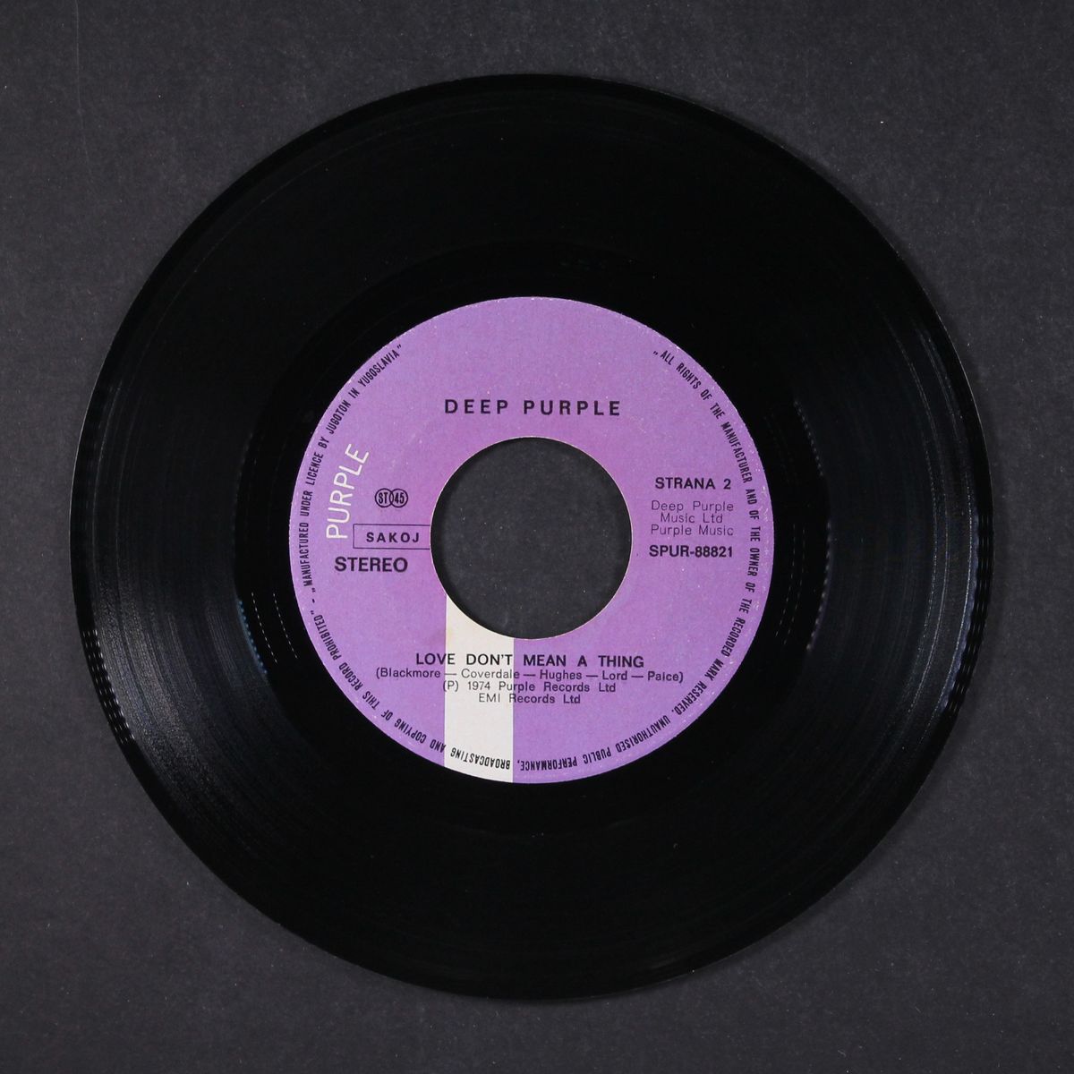 stormbringer / love don't mean a thing by DEEP PURPLE