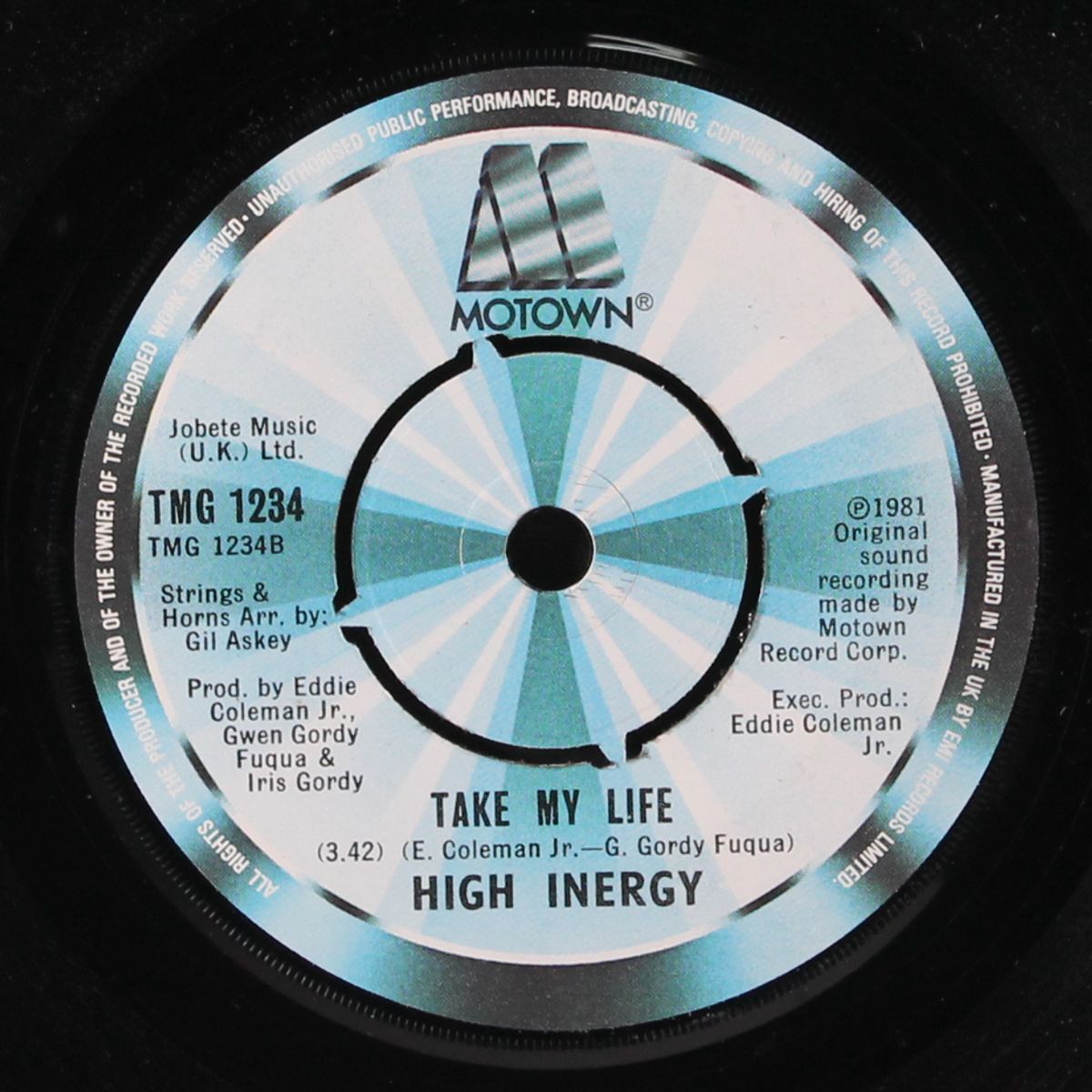 i just wanna dance with you / take my life by HIGH INERGY