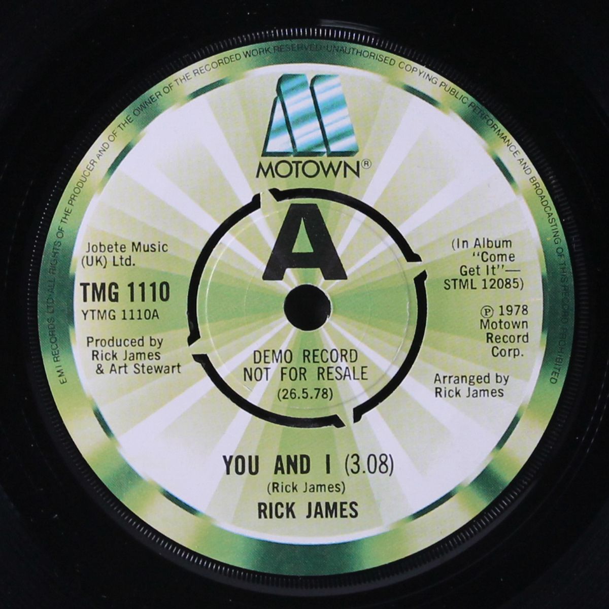 you and i / hollywood by RICK JAMES