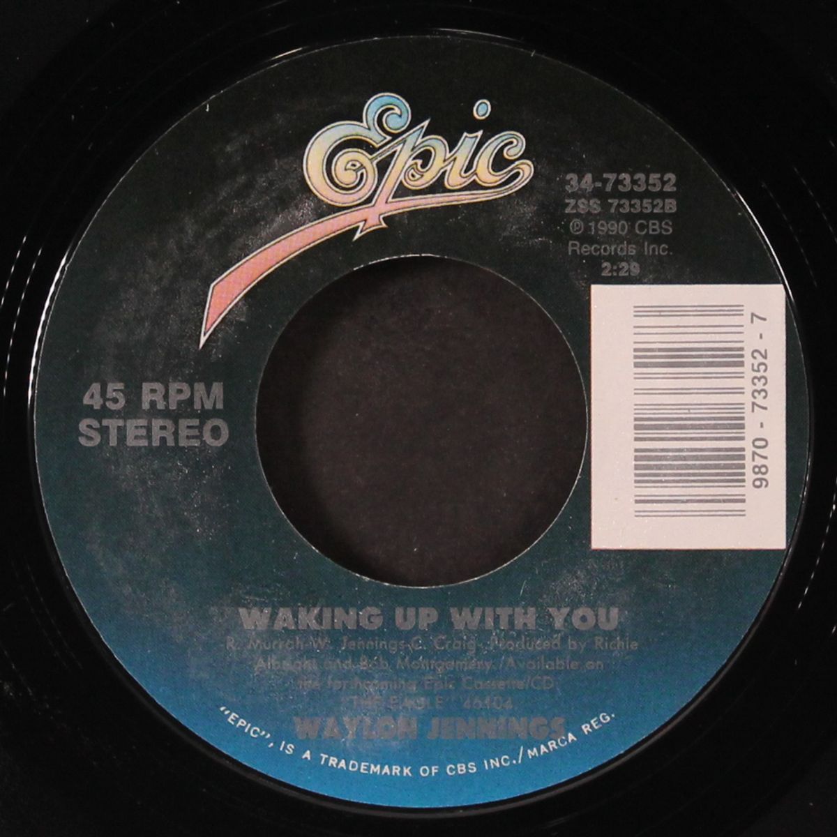 wrong / waking up with you by WAYLON JENNINGS