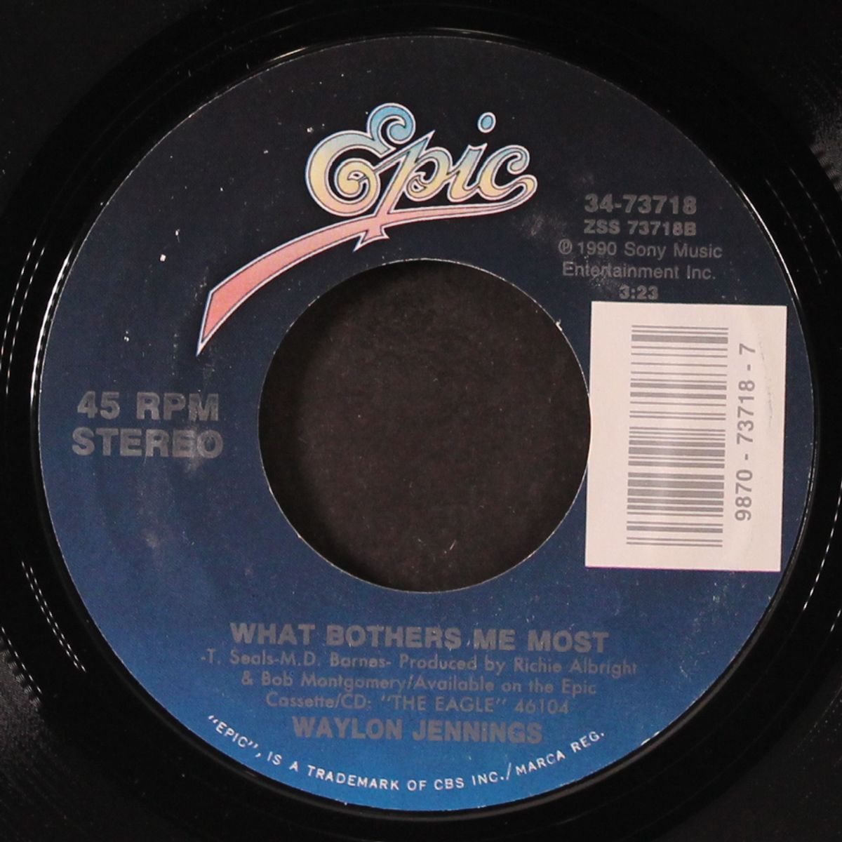the eagle / what bothers me most by WAYLON JENNINGS