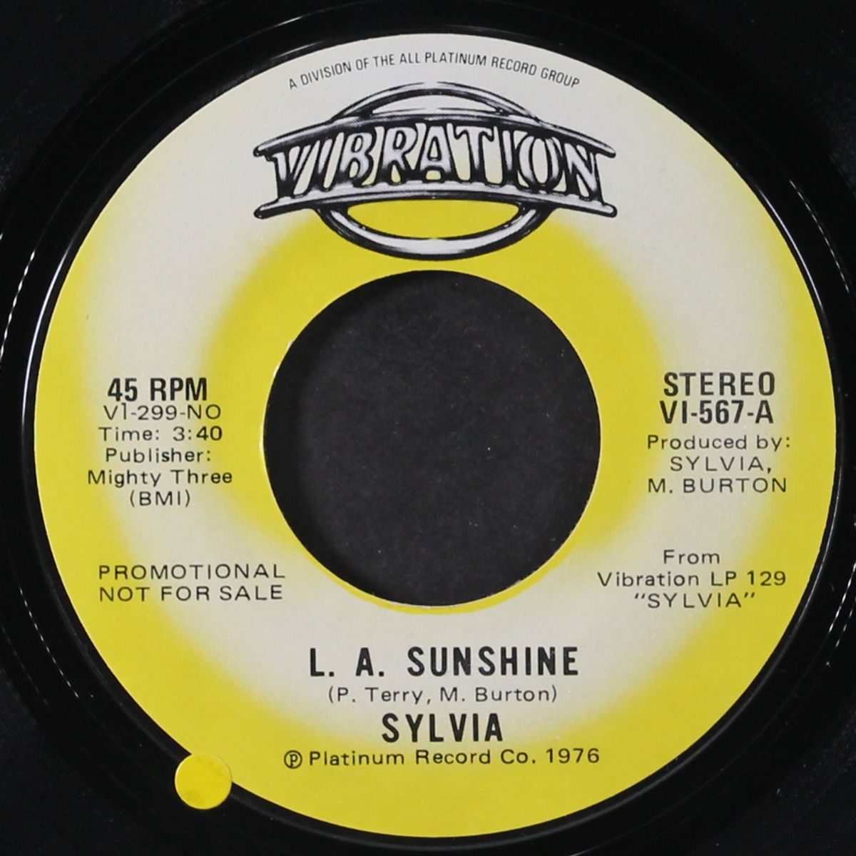 l.a. sunshine / same by SYLVIA