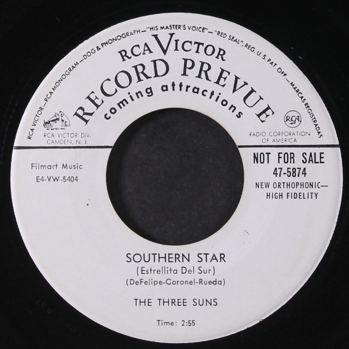 the touch / southern star by THE THREE SUNS