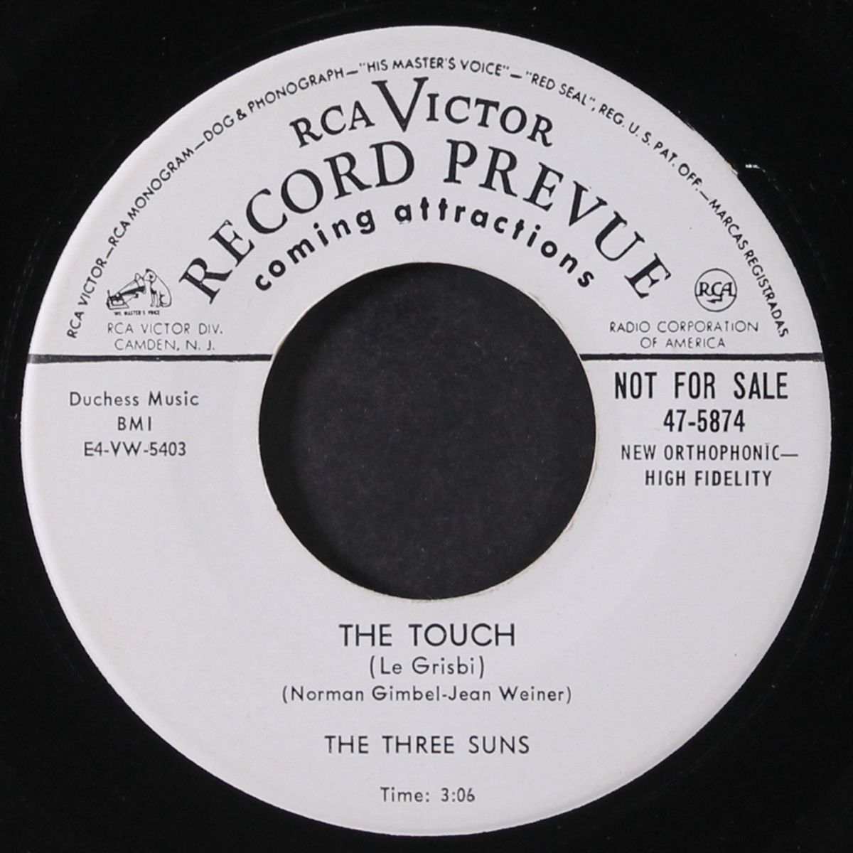 the touch / southern star by THE THREE SUNS