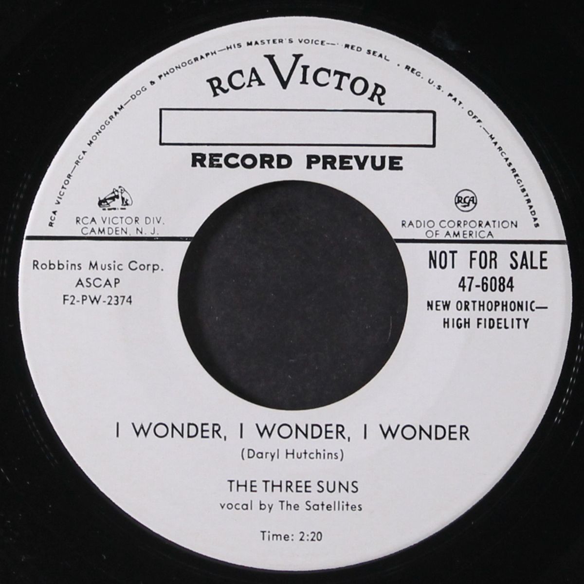 dancing with tears in my eyes / i wonder, i wonder, i wonder by THE THREE SUNS
