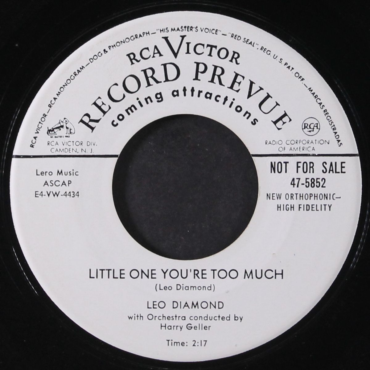 waterfall / little one you're too much by LEO DIAMOND