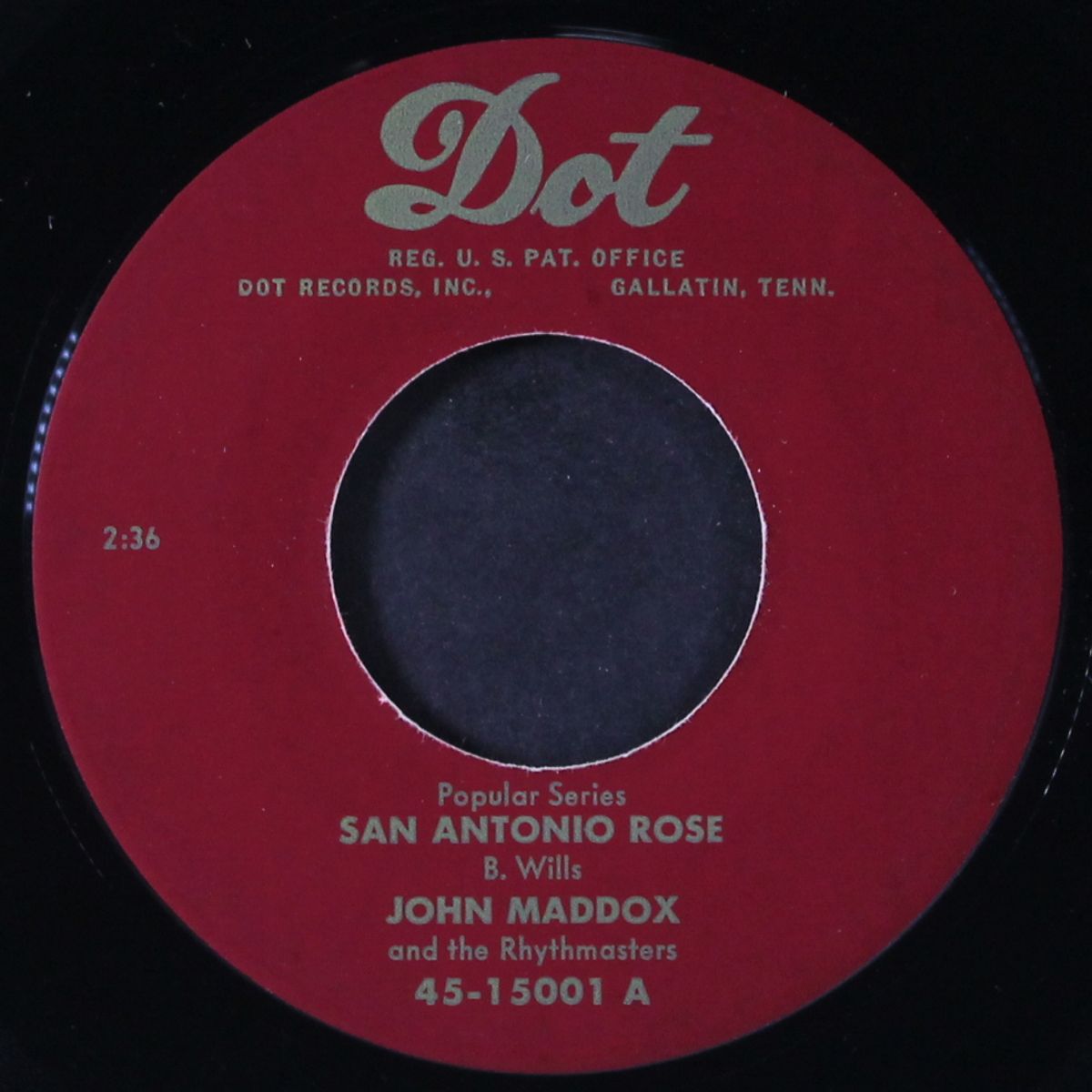san antonio rose / bully of the town by JOHNNY MADDOX